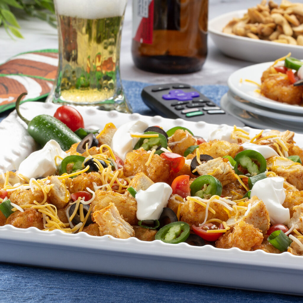 potato tot taco nachos