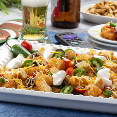 potato tot taco nachos