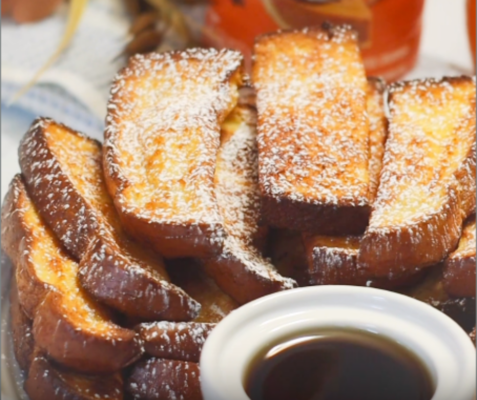 Stacked French toast sticks