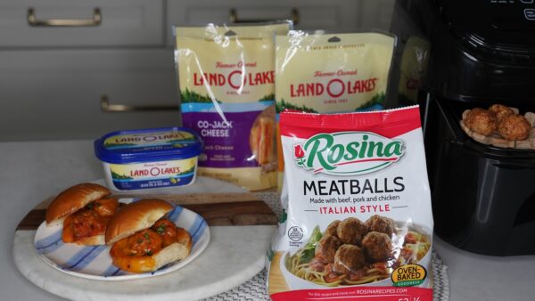 Easy air fryer meatball sliders