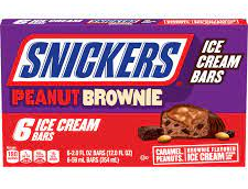 SNICKERS Peanut Brownie Ice Cream Bars
