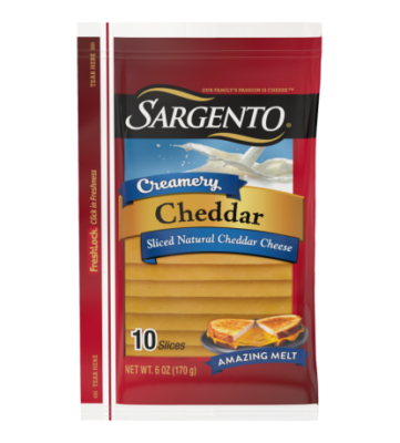Sargento Creamery Sliced Natural Cheddar Cheese