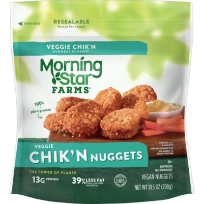 Bag of morning star chicken nuggets