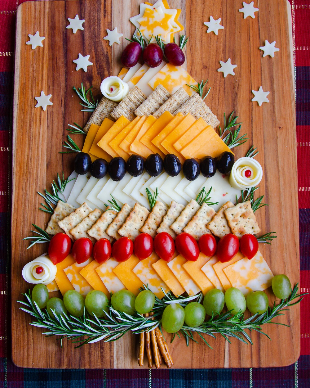 Christmas Tree Cheese Charcuterie Board Easy Home Meals