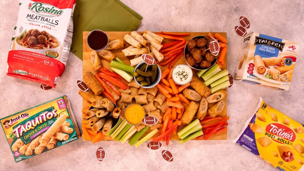 TIkTok Game Day Snack Board