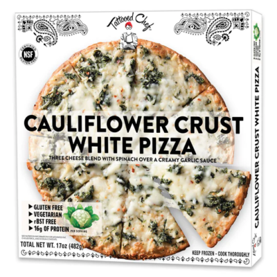 Tattooed Chef Cauliflower Crust White Pizza