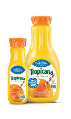 Tropicana Orange Juice No Pulp Calcium