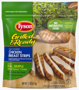Tyson Grilled Ready Chicken Breast Strips