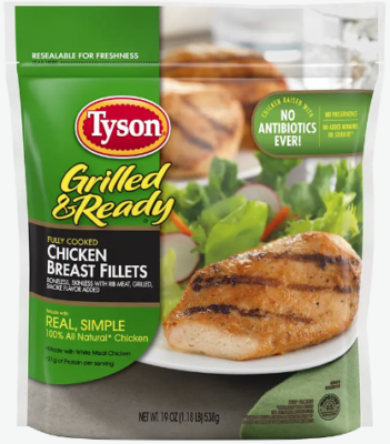 Tyson Grilled and Ready Chicken Breast Fillets