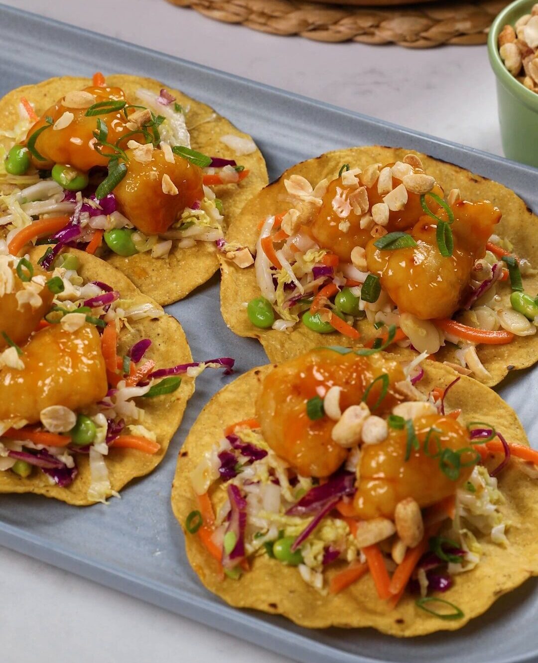 Sweet-and-Sour Chicken Salad Tostada | Easy Home Meals