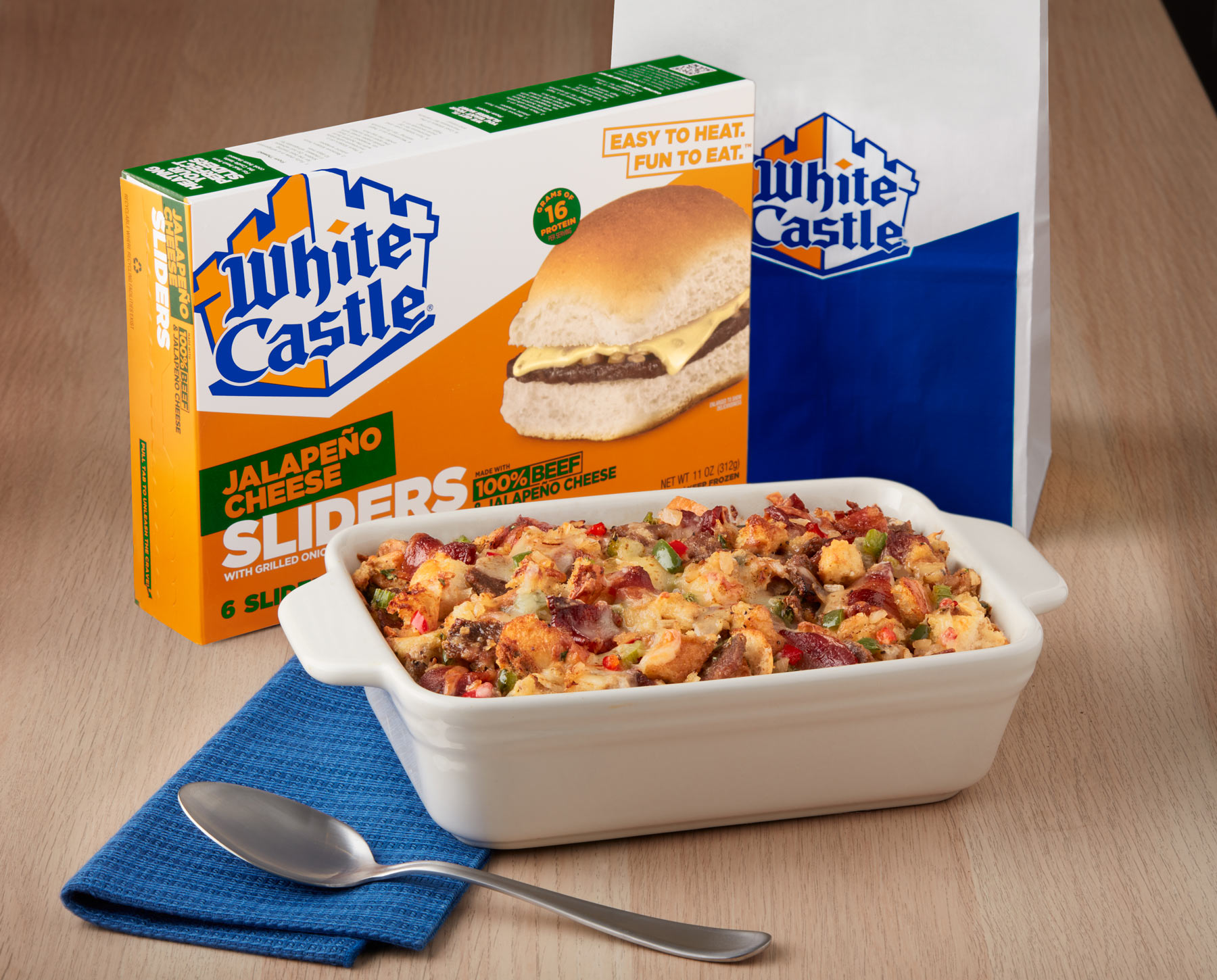White Castle White Castle Bacon Jalapeno Cheese Slider Stuffing