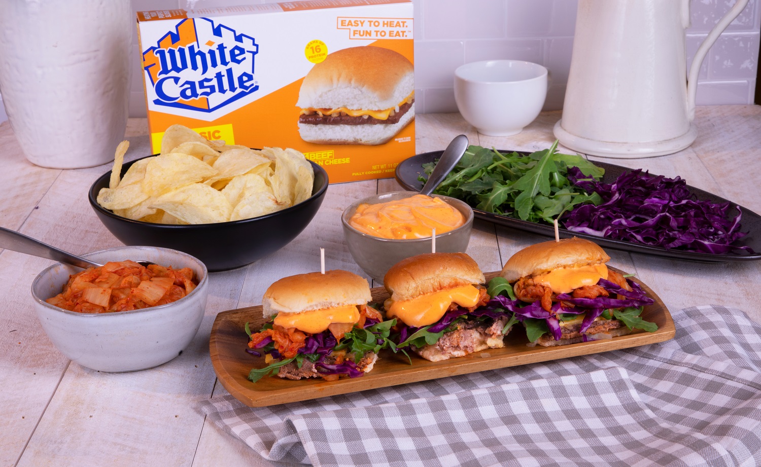 White Castle Kimchi Sliders