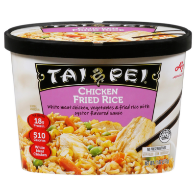 a pack of tai pei chicken fried rice