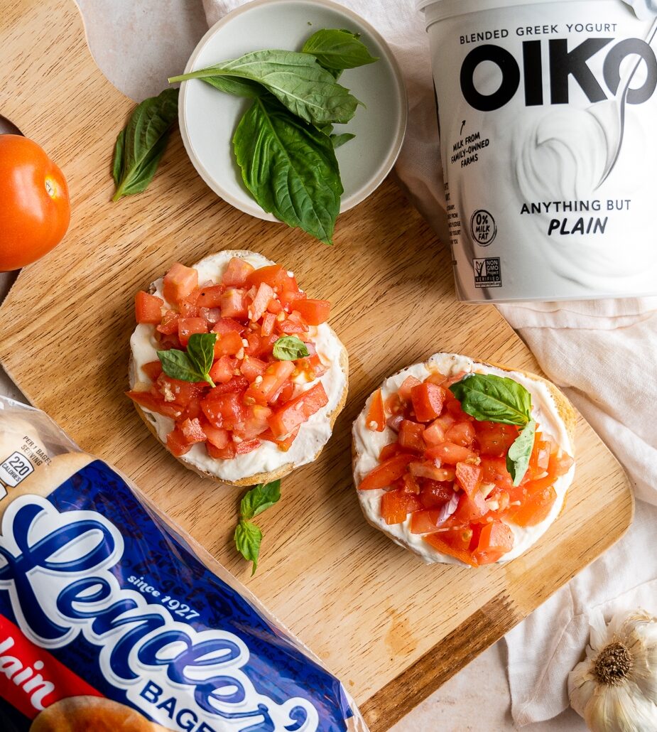 Bruschetta Bagels Easy Home Meals