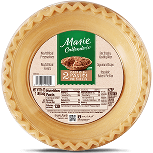 A pack of Marie Callender's Deep Dish Pastry Pie Shell