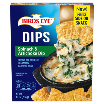 case of spinach and artichoke dip